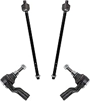 Vista 78 de TRQ Juego de varillas de acoplamiento delanteras interiores y exteriores, 4 piezas, compatibles con Infiniti G35 03-09 Nissan 350Z 2003-2007