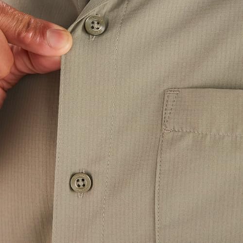 Image of MARMOT Men's Aerobora Long Sleeve Button Down Shirt, Vetiver, Medium
