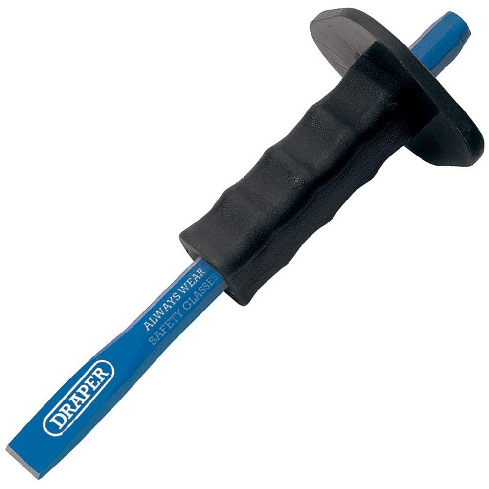 Draper 64681 19 X 250 mm Cold Chisel with Hand Guard, Blue, 250 x 19mm