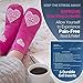 Reusable Cold Therapy Socks, Gel Ice Pack for Feet Heels Injuries Swelling, Hot and Cold Therapy Socks for Plantar Fasciitis Neuropathy Chemotherapy Pain Relief for Foot Ankle (Pink)