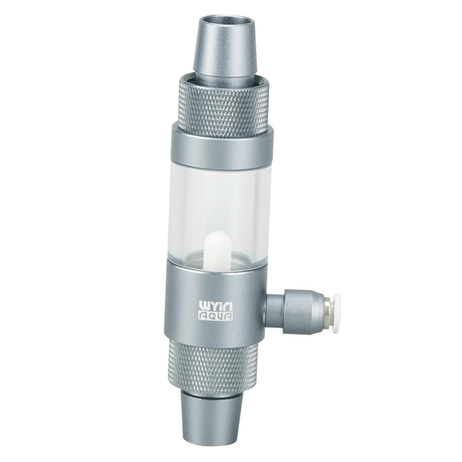 F Fityle Diffuseur CO2 Aquarium Compteur à Bulles avec Fenêtre de Contrôle en Acrylique et Aluminium pour Une Diffusion Homogène Adapté Aux Plantes Aquatiques, Wy500116