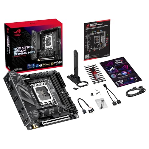 ASUS ROG Strix B860-I Gaming WiFi, Placa Base Mini-iTX, preparada para PC con IA Avanzada, 10+1+2+1 etapas de Potencia, DDR5, PCIe 5.0, Dos Ranuras M.2, WiFi 7, ASUS AI Advisor, AI Networking II - imagen 14
