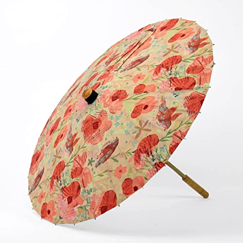 BIRDS AND BLOOMS sun parasol in the Lark Collection, UV protection rated UPF 50+ 28
