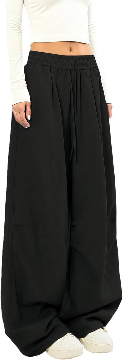 Women Baggy Sweatpants Wide Leg Lounge Pants Comfy Joggers Fall Winter Outfits 2025 - Image 5