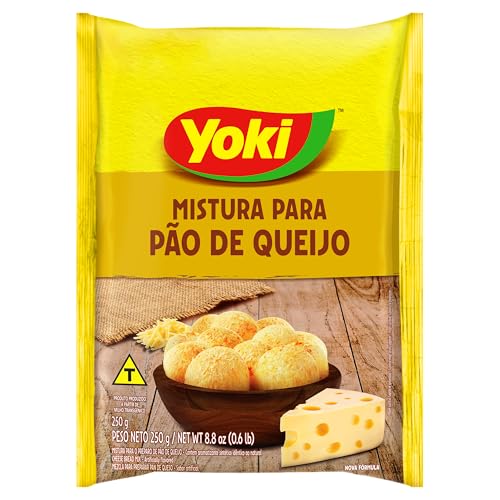 Goya Pan De Queso Yoki 250g, Mezcla Lista para Pão de Queijo Brasileño, Crocantes por Fuera y Blandos por Dentro, Ideal para Desayunos, Meriendas o Aperitivo