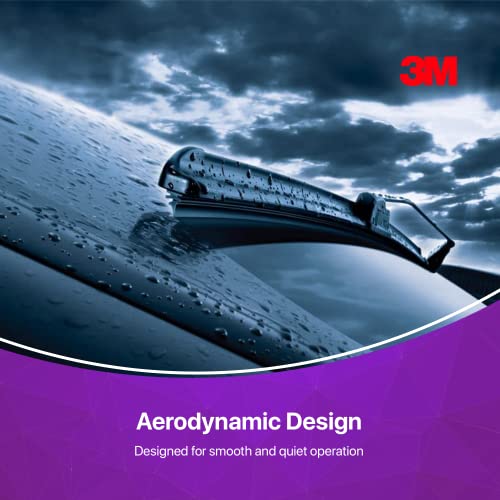 Image of 3M Performance Pro Frameless Wiper Blade - 21 inch | Curve design for smooth and quiet wiping