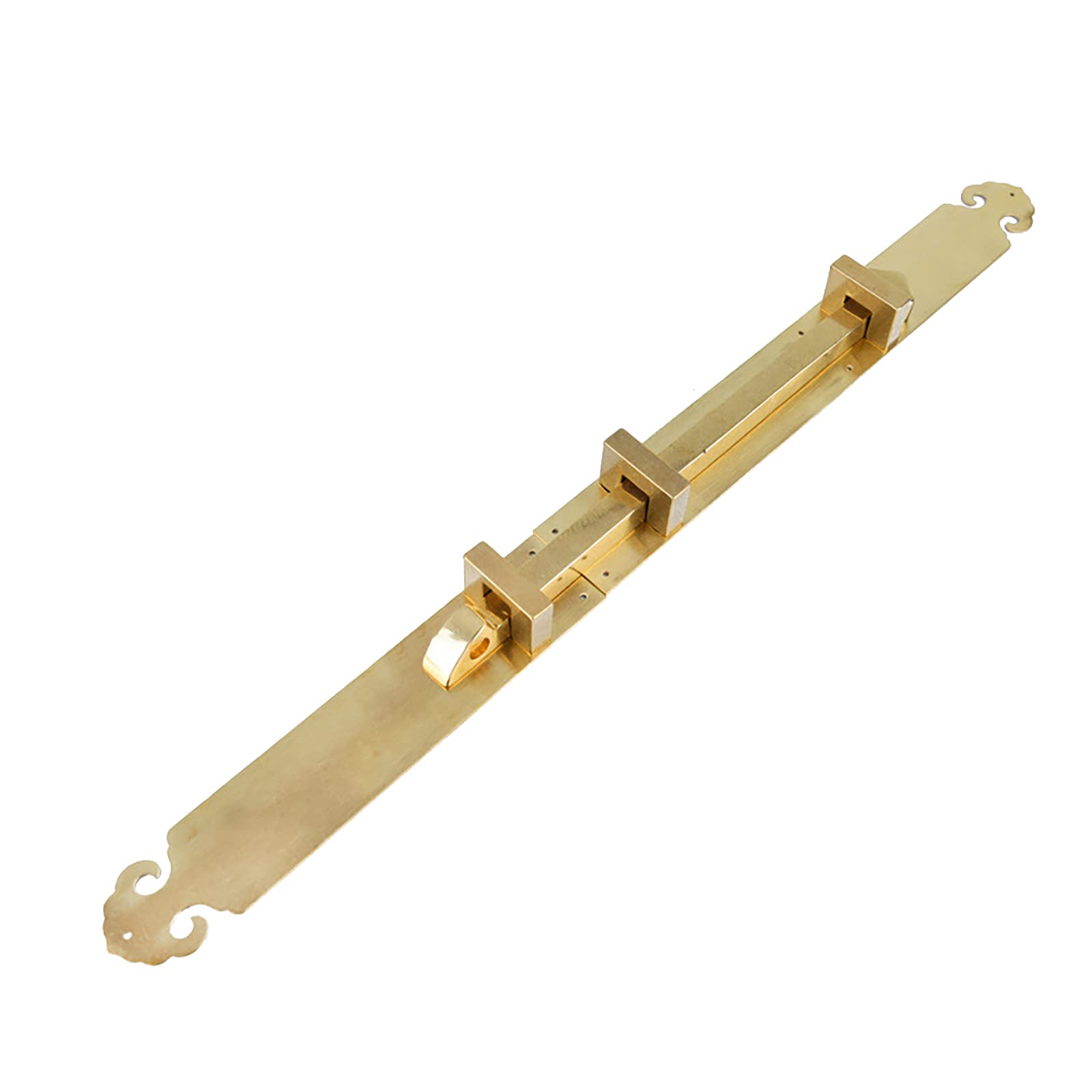 Cgjdfjhe One Color Door Lock， Sliding Barrel Latch Lock Brass Bolt Door Buckle Antique For Doors Windows Fences(50Cm)