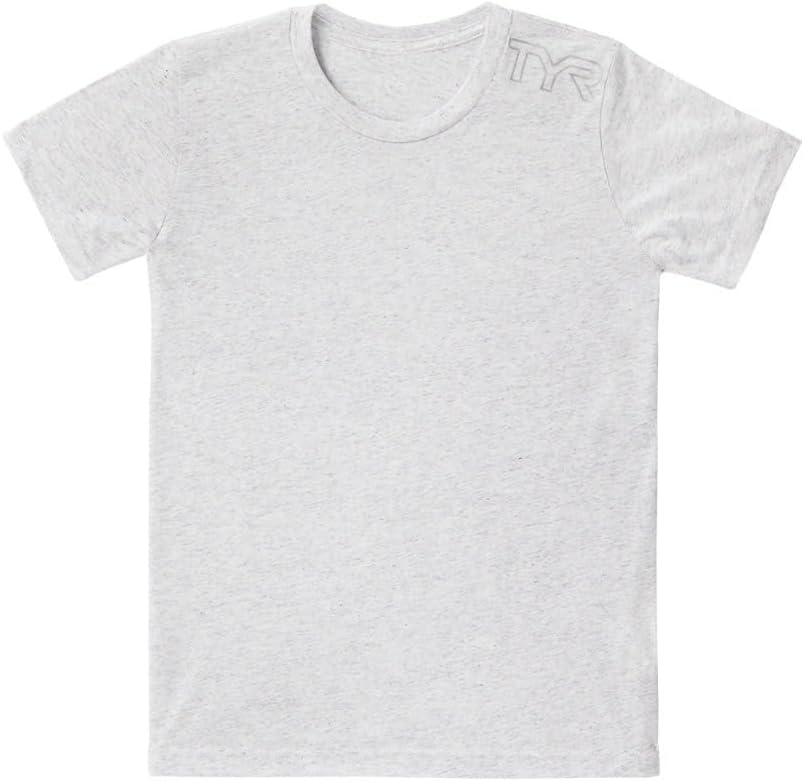 TYR UTRSP3Y256YM Youth Triblend Tee White Heather YM