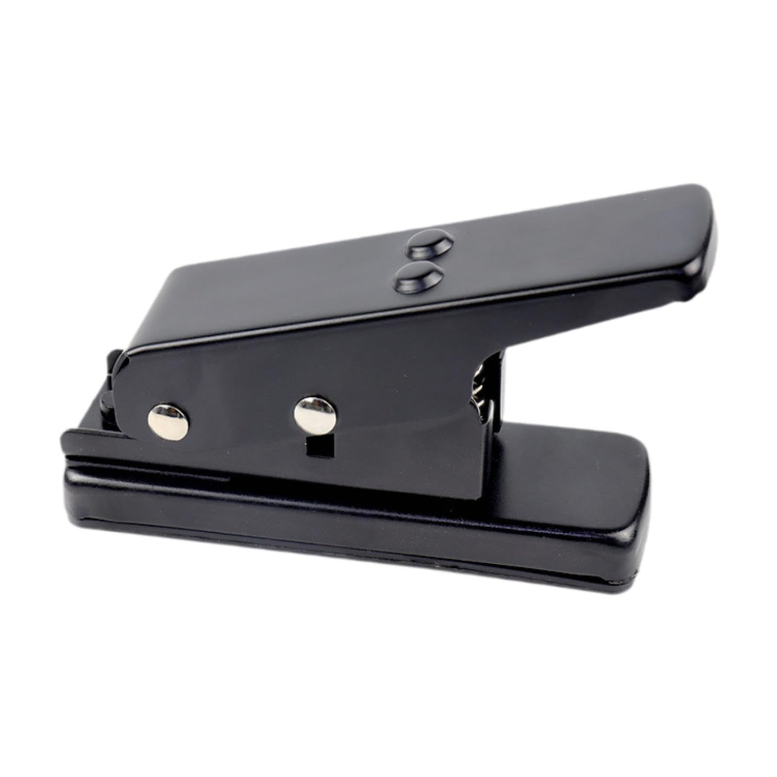 Strumento per La Creazione di Plettri per Chitarra, Punzone per Plettri per Chitarra, Corpo in Metallo Resistente, Macchina Multifunzionale, Nero