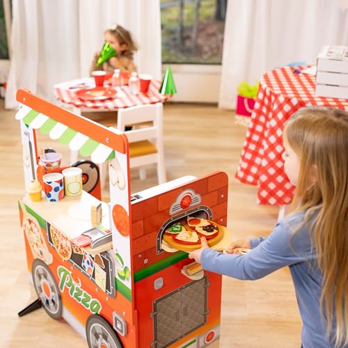 Melissa & Doug Wooden Pizza Food Truck Activity Center - image 8