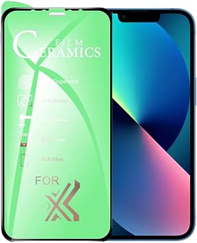 Screen Protector Glossy Ceramic Nano Compatible with Bzontech Apple iPhone 13