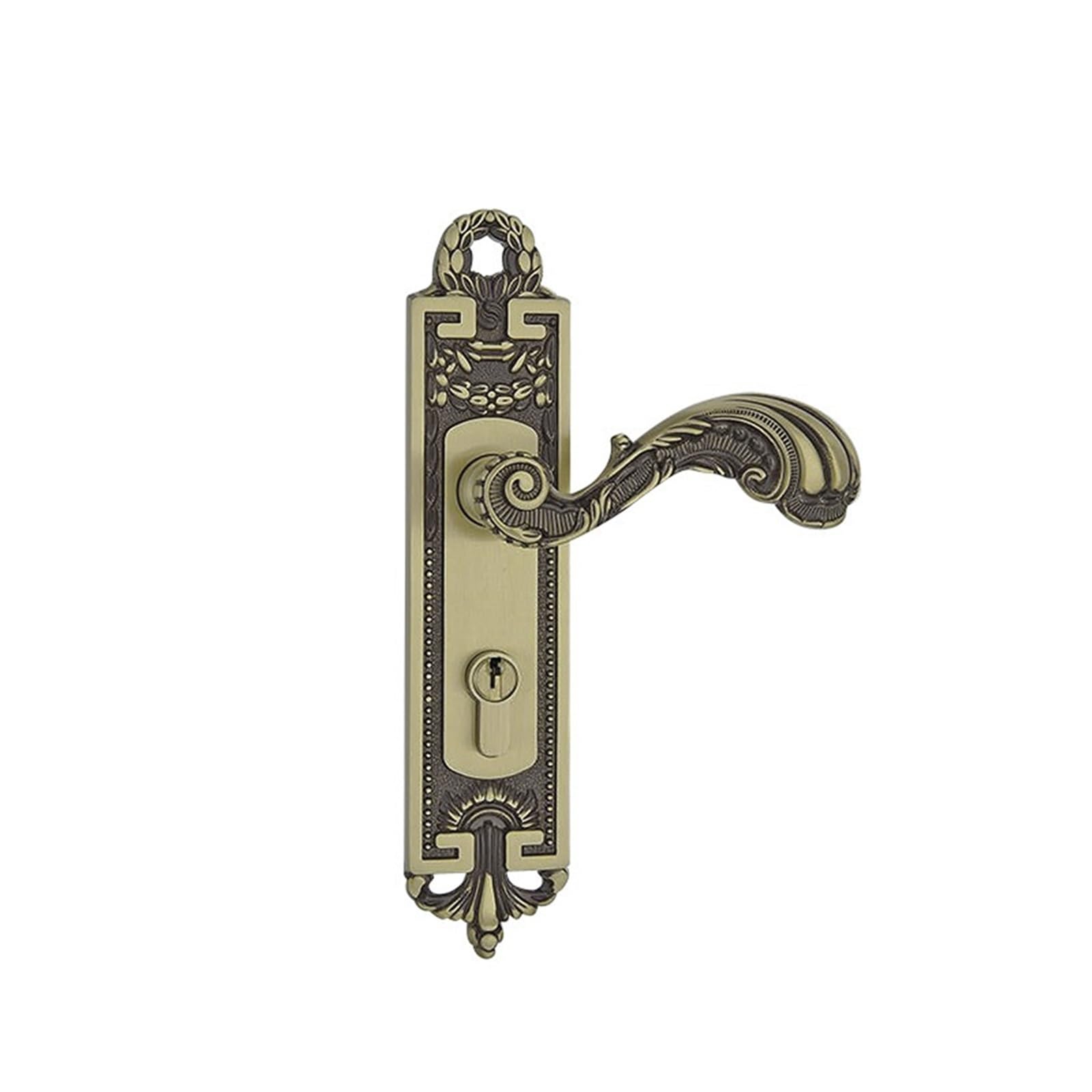 Aepqbgqj One Color Pure Copper Chinese Style Door Lock Silent Bedroom Interior