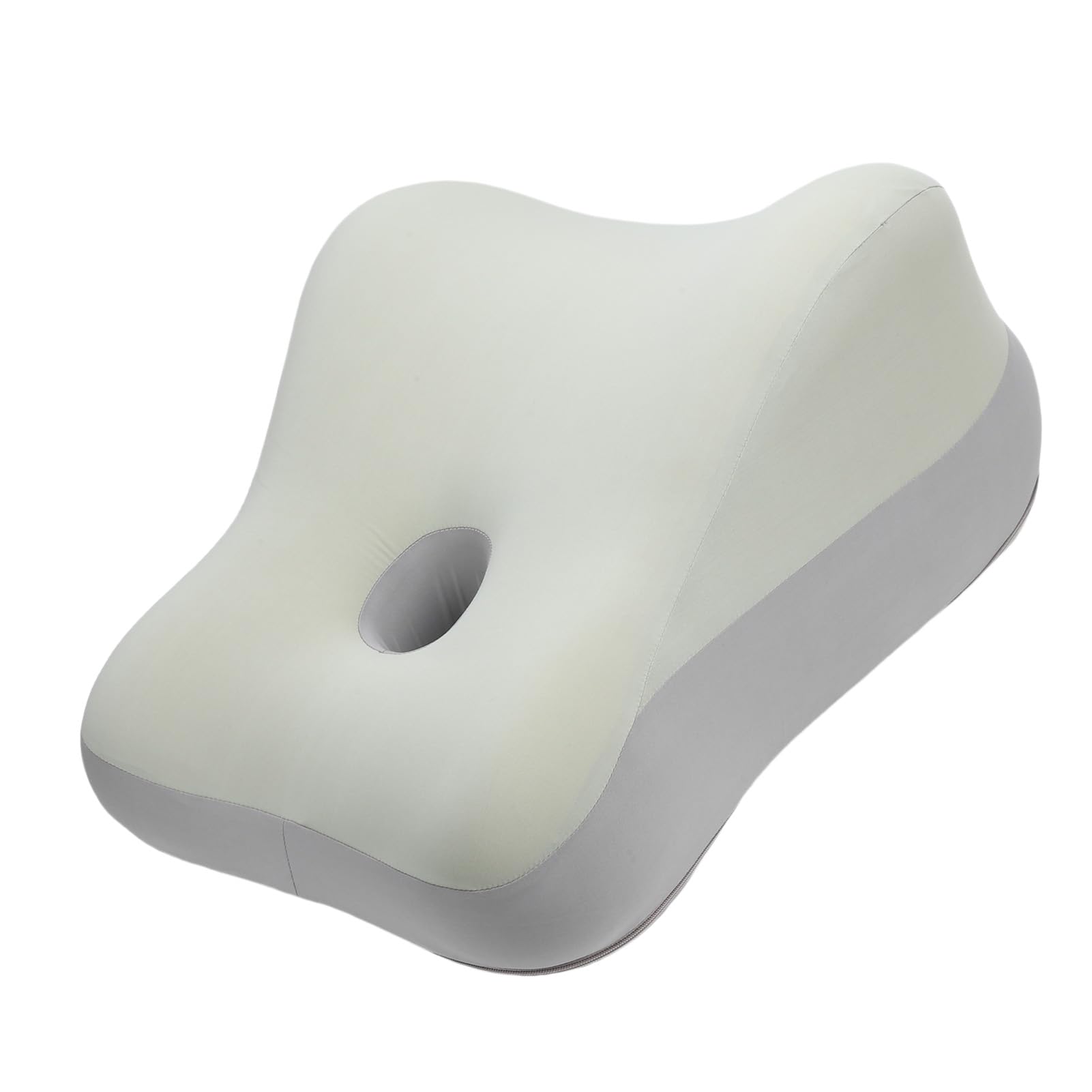 Almohada para Glúteos, Cojín Ergonómico de Algodón con Memoria para Descansar y Elevar Las Piernas (Verde)