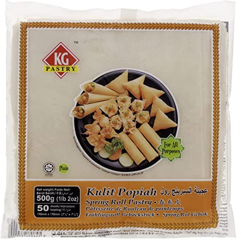 Kawan Spring Roll Pastry 7.5 X 7.5 Inch 500g