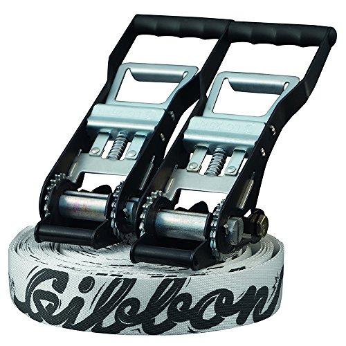 Gibbon Andy Lewis Trickline Cinta para Slackline, Blanco, Talla Única
