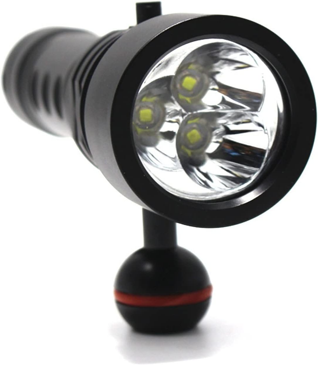 Scuba Diving Flashlight 8000 Lumen 3 XML2 White Light LED Diving Flashlight Video Photography Waterproof Light Torch Dive Underwater Lamp (Emitting Color : C Size : 1) (B 1)