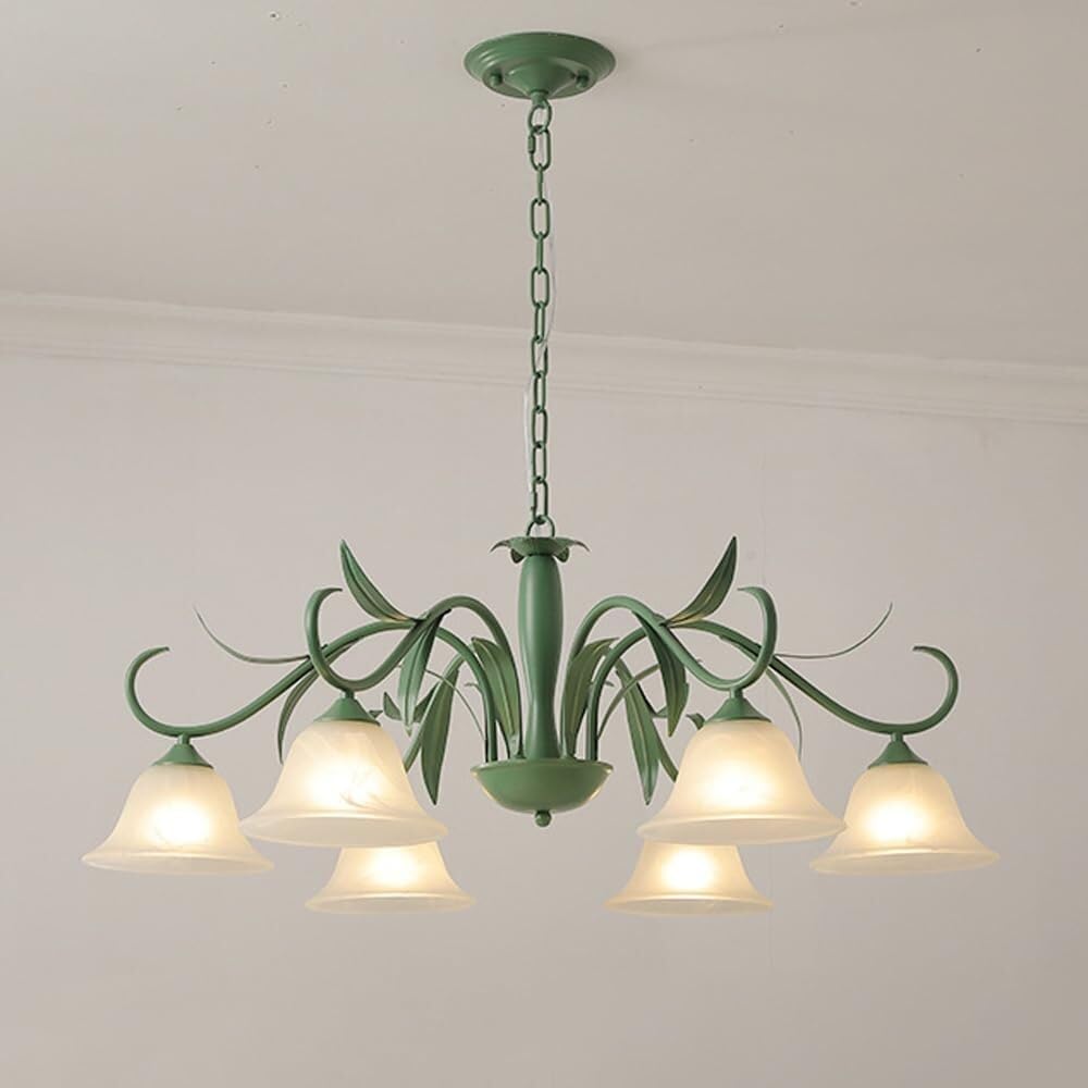 Lustre moderne en verre opalin contre le manque de luminosité dans votre salon