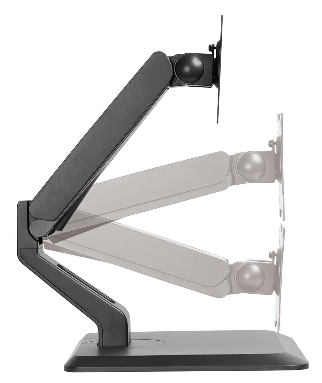 Support de Table pour écran My Wall HL 17 L sur Pied, Mobile, Rotatif, inclinable, réglable en Hauteur, Rotatif