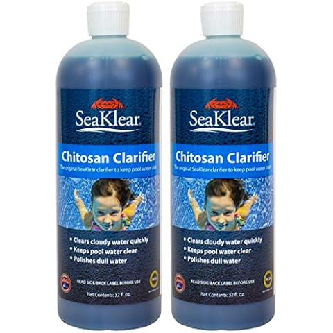 SeaKlear Chitosan Clarifier for Pools (1 qt) (2 Pack) Cover
