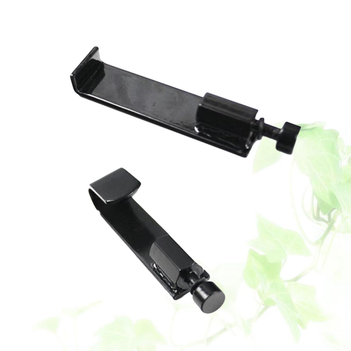 ULTECHNOVO 1pair Skirt Repair Tool for Auto Body Dent Removal Tab Shaped Hook Smooth Design for Door Repairs Black Finish