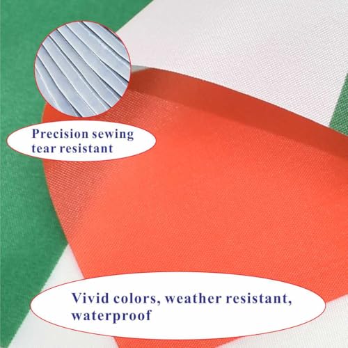 Image of 2 Pack Italian Flag Banner String Small Mini 66 Feet 60 Pcs Italy Hanging Flags Decoration