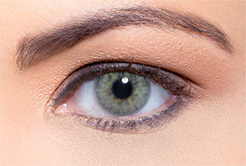 Solotica Hidrocor Quartzo - Lentilles de couleur naturelle 1 an - Sans Correction - 1 paire ( 2 pièces) Cover