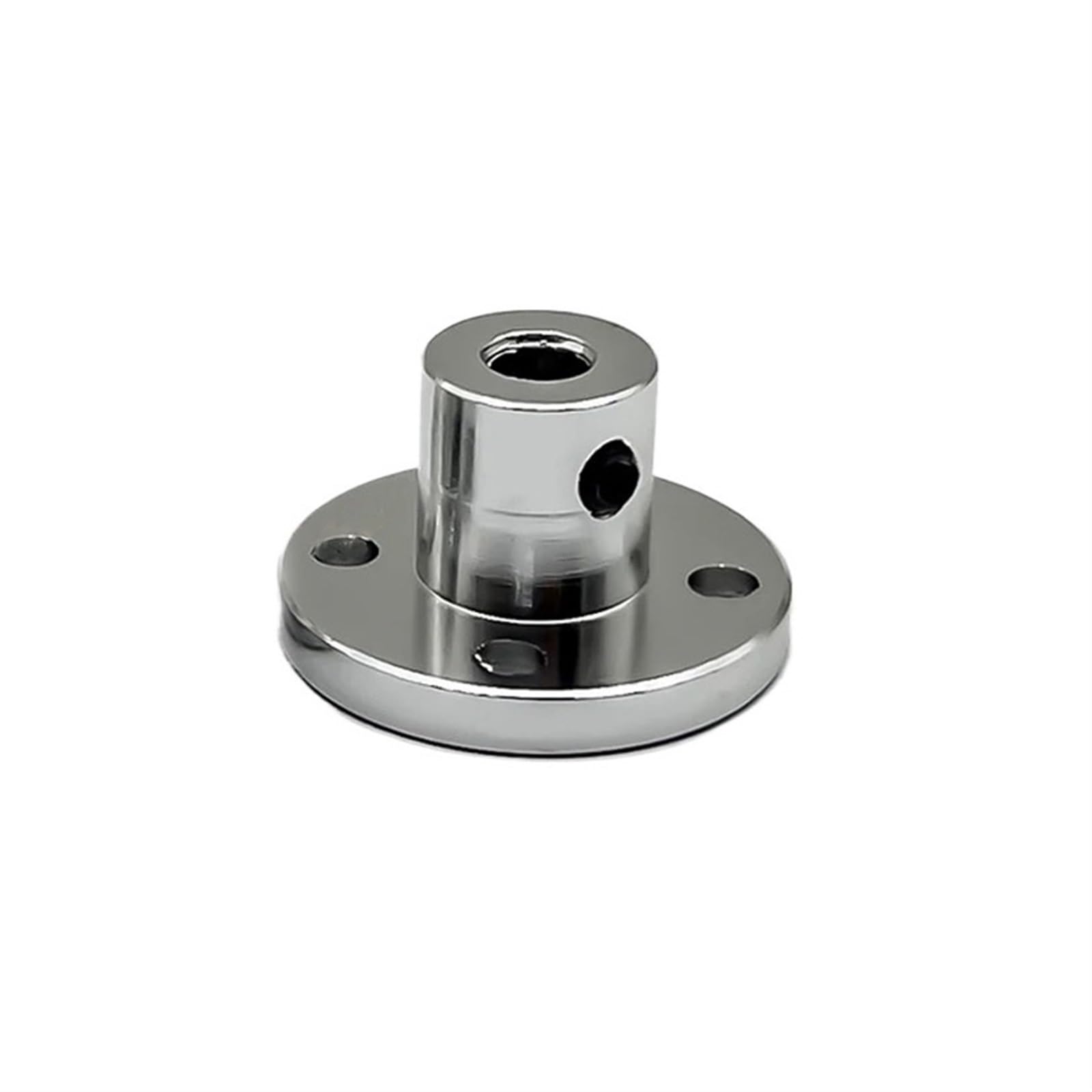 WEKONUMEX Flange Shaft Coupling, Flange Shaft Coupling 4mm Bore 22mm Diameter 3mm Width Aluminum Alloy RC Model(Silver)