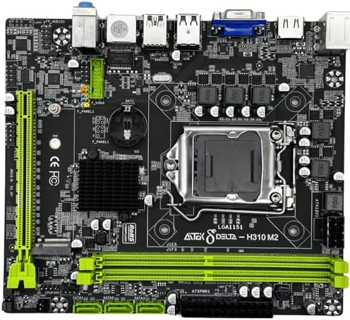 Placa Mãe LGA 1151 32GB RAM DDR4 Intel H310 3 portas SATA 3.0 e 1...