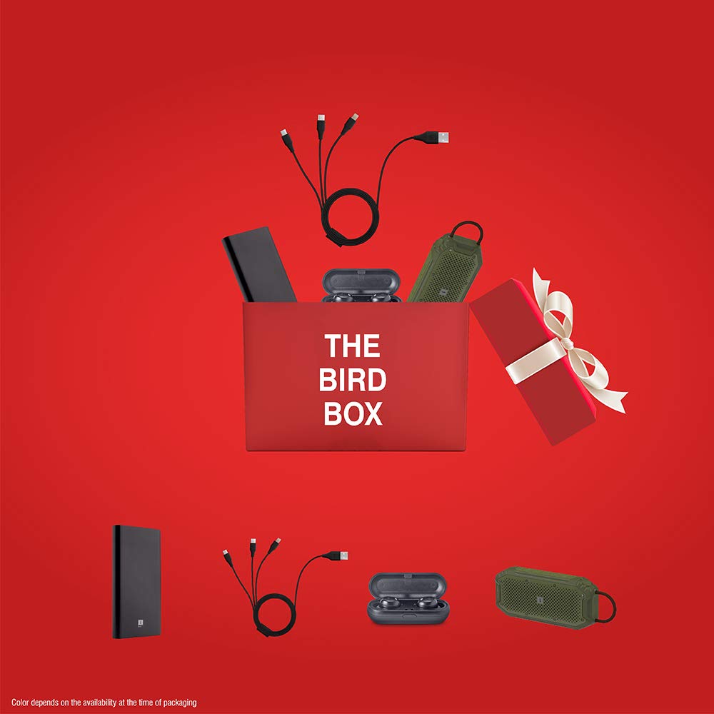 iBall The Bird Box Premium Electronics Gift Hamper (1 LPS 10000 Power Bank, 3 in 1 Charging Cable, 1 Portable Speaker, 1 TW10 Wireless Earbuds)-image-11