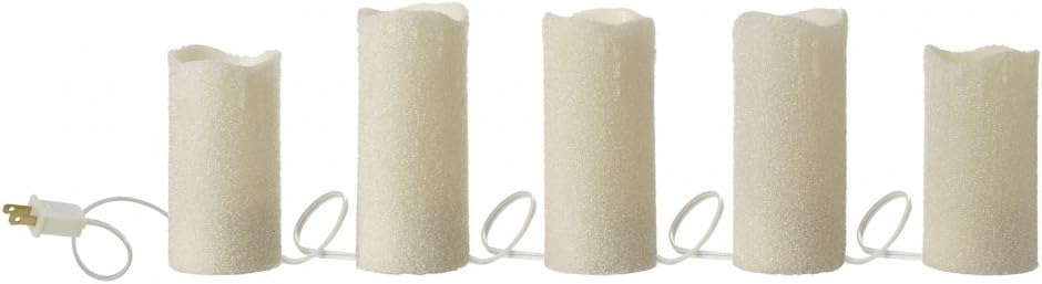 Large Beaded Pillar Candle Strand