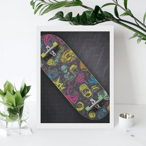 Kit de peinture diamant planche à roulettes graffiti BVNMT