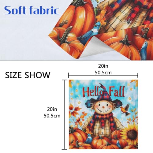 Servilletas de Tela Multicolor Set x6 20x20 in miniatura 6