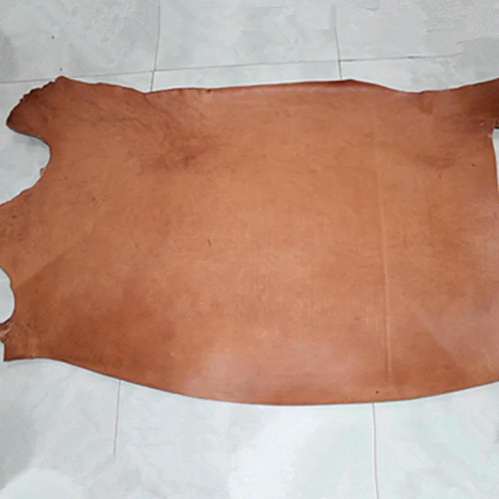 Materiał skórzany, tkanina skórzana, arkusze skórzane o grubości 5 mm Pierwsza warstwa skóry bydlęcej garbowanej roślinnie Wiele rozmiarów do wyrobu(30x60cm)