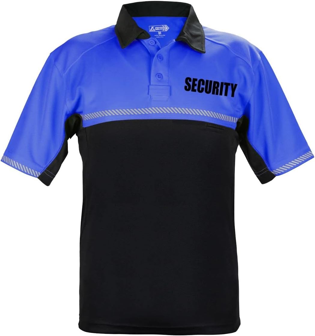 RYNO GEAR 100% Polyester Jersey Knit Two Tone Security Bike Patrol Polo Shirts - Image 6
