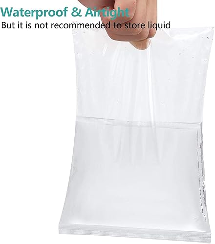Miniatura 3 de Bolsas de plástico de polietileno con cierre resellable (100 unidades) - Bolsas de polietileno con cierre resellable con cierre para tarjetas y