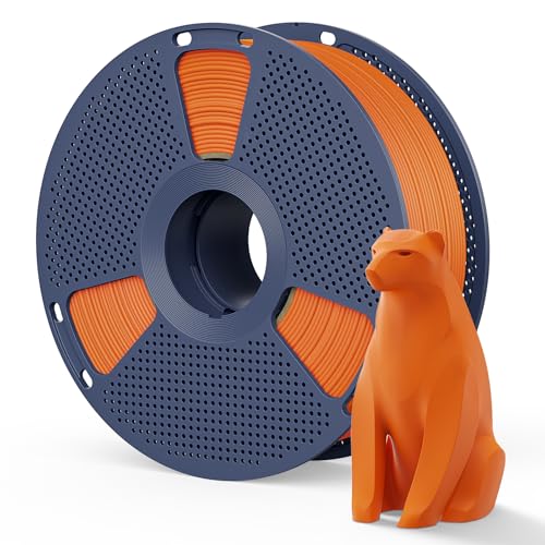 Image of SUNLU Matte PLA Filament 1.75mm, 1KG (2.2LBS), Sunny Orange | Smooth Matte Finish, Less Brittle, Reduced Layer Line Appearance, 3D Printer Filament