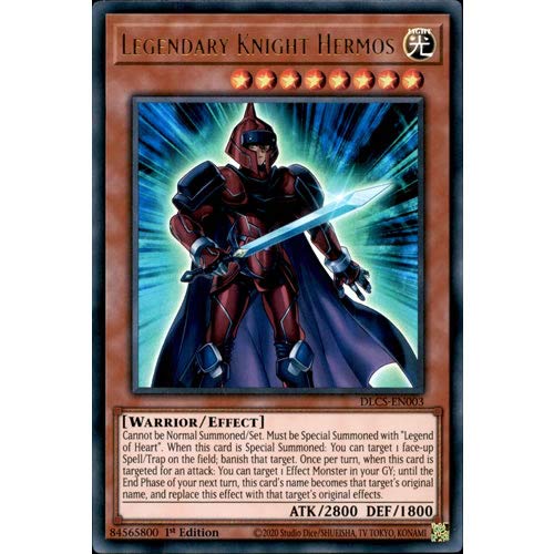 Yu Gi Oh DLCS-EN003 1st Ed Legendary Knight Hermos