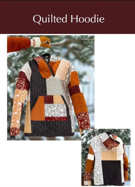 Dancing Daisies Quilted Hoodie Pattern by Casey Cometti