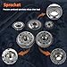 DEEGOOLY N26 N20 Oil Pump Timing Chain Kit & Camshaft Sprockets Fits for 328 428 528 X3 X5 2.0 N26 N20 Engine Aftermarket Parts