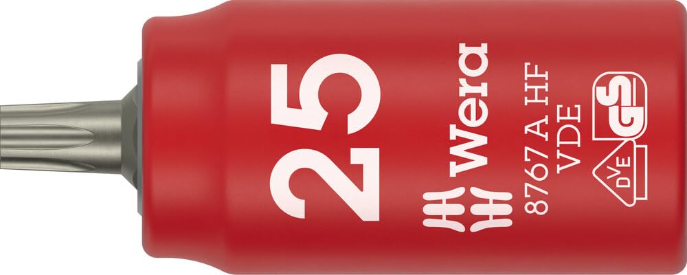 Wera 8767 A VDE HF TORX® Zyklop Bit Socket, 1/4" Drive, TX 25-05005923001
