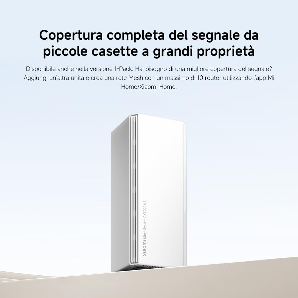 Router WiFi6 AX3000 - Porta Gigabit, Rete Mesh Integrata, Velocità Massime WiFi6