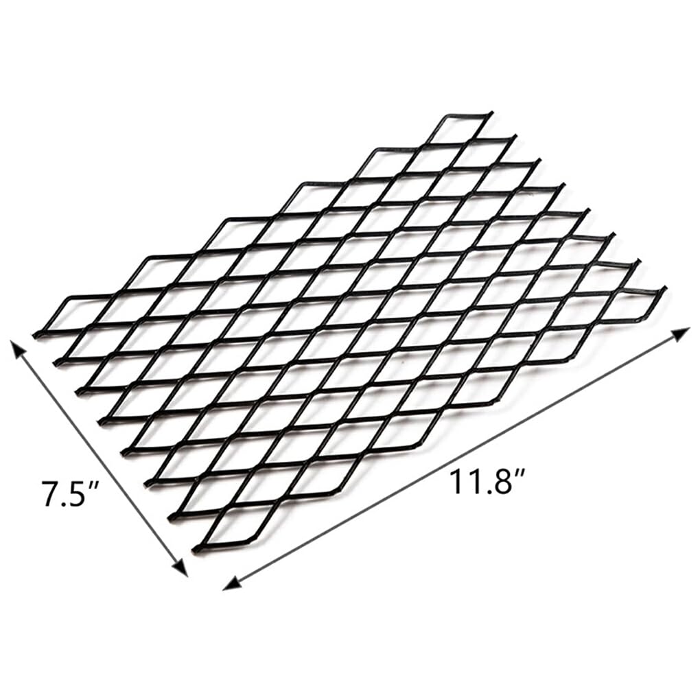 Robuster Kaminrost aus Stahl für Holzöfen, Kaminrost aus Metall, Glutrost für Feuerstelle, Rost aus Gitterrost, 7.5 * 11.8 Zoll