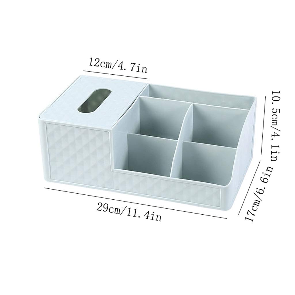 Organizador de maquillaje, caja de almacenamiento de cosméticos, estante, caja de pañuelos, artículos diversos para el hogar, lápiz labial de escritorio, caja de almacenamiento para cuidado de la pi