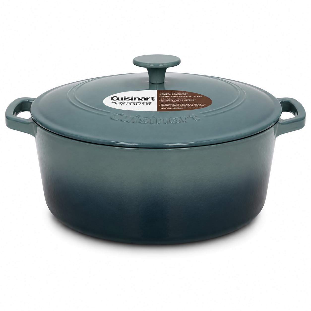 Cuisinart Chef's Classic Enameled Cast Iron Dutch Oven, 7 qt