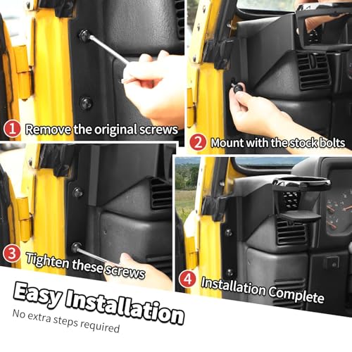 Portavasos para puerta Jeep Wrangler TJ 1997-2006 lado conductor miniatura 6