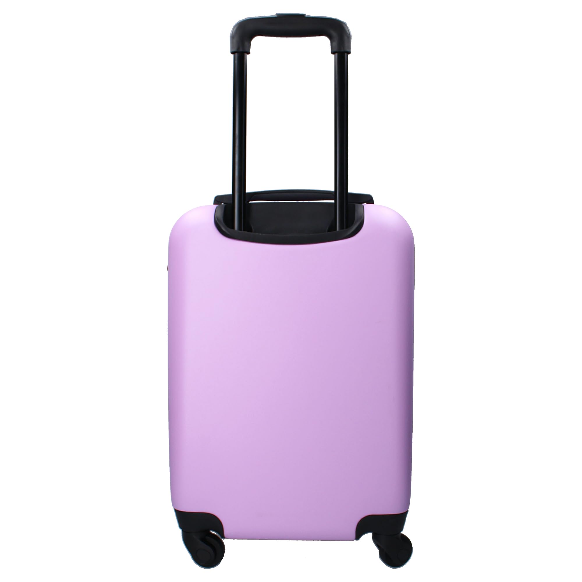 Vadobag STITCH e ANGEL - Valigia rigida in ABS Trolley da Viaggio per Bambini - 4 Ruote - Maniglia Estensibile - 46x33x21cm - Capacità 31 Litri - Colore Rosa