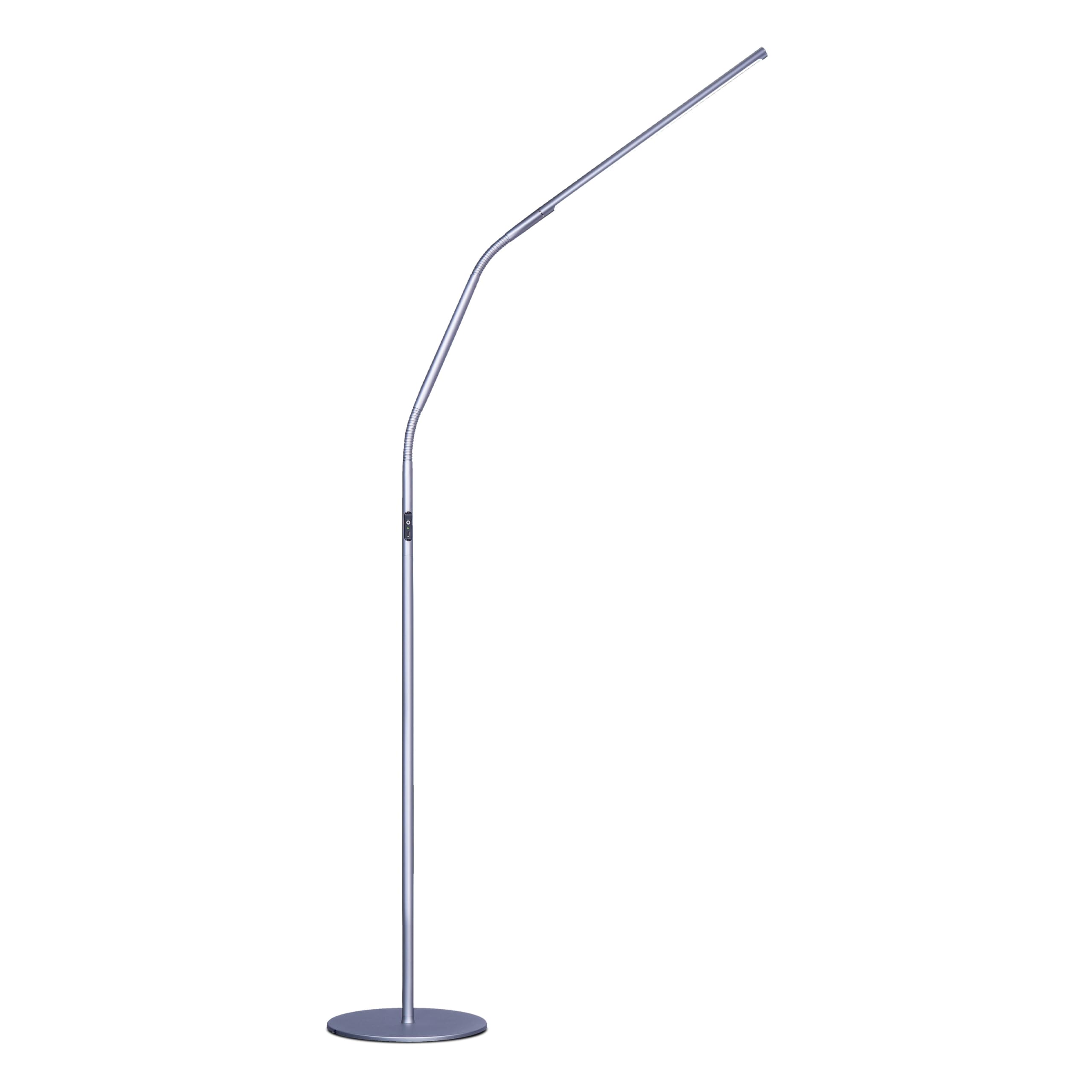 Daylight Slimline 4 LED Floor Lamp - 6 000K 3 200 Lux 4 Brightness Levels USB-C Port for