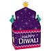 Big Dot of Happiness Happy Diwali - Treat Box Party Favors - Festival of Lights Party Goodie Gable Boxes - Set of 12