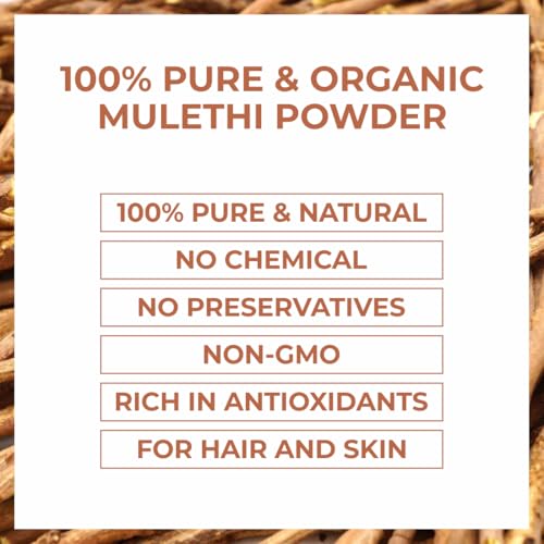 Image of Natural Face Pack Powder for Glowing Skin | Herbal Face Mask Powder for Deep Cleansing, Skin Brightening & Healthy Looking Skin (Mulethi Powder)