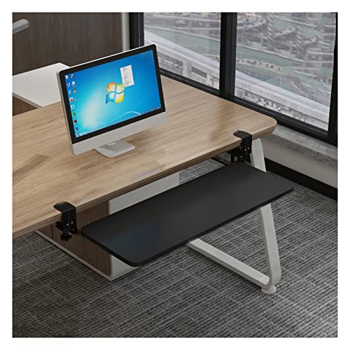 後付け クランプ式キーボードスライダー キーボードトレイ 高さ調整 引き出し 机下収納可能 人間工学に基づいて 簡単に組み立て可能